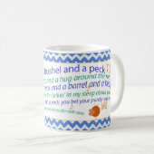 Un boisseau et une tasse de zigzag de picotin (Devant droit)