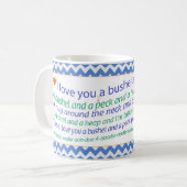 Un boisseau et une tasse de zigzag de picotin (Devant gauche)