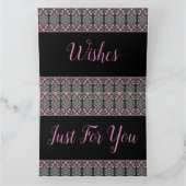 Un Bon Anniversaire Souhaite Juste Pour Vous Carte (Intérieur)