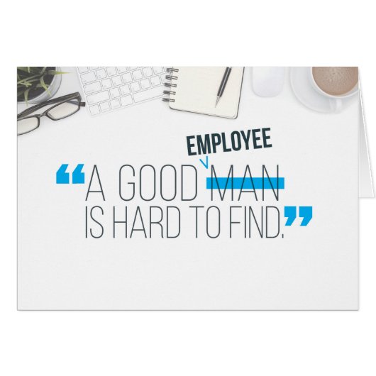 Un bon employé est difficile à trouver (Devant horizontal)