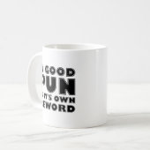 Un bon jeu de mots mug drôle (Devant gauche)