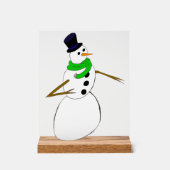 un bonhomme de neige (Recto)