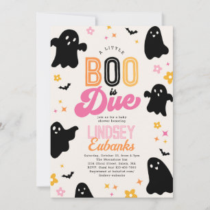 Un Boo est une invitation à Baby shower