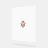 un bouquet de fleurs rouges sur un arrière - plan (Angle)