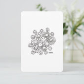 Un Bouquet de sourires : Bonjour, Merci - Carte à (Debout devant)