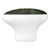 Un bouton en céramique Motif en miroir (Côté)