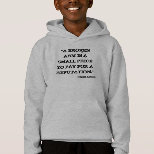 "UN BRAS CASSÉ EST UN PETIT PRIX À PAYER UN (Devant)