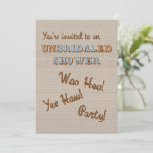 un BRIDAL ed Invitation (Debout devant)