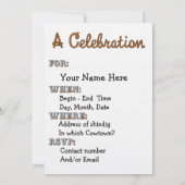 un BRIDAL ed Invitation (Dos)