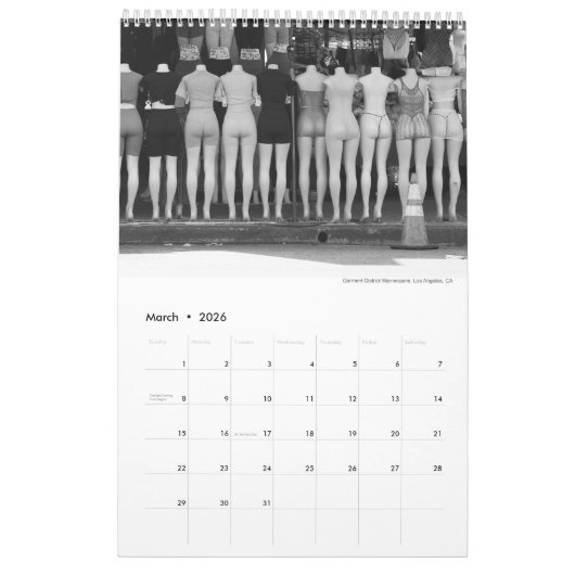 Un brillant calendrier photographique en B&W - Kel (Mar 2026)