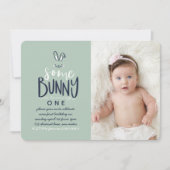 UN BUNNY BANTHDAY PARTY INVITATION (Devant)