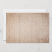 Un Bunny Invitation Anniversaire Fille Premier Ros (Dos)