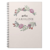 Un Bushel et un Peck Carnet personnalisé en rose (Devant)