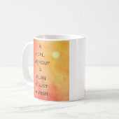 Un but sans plan est juste une tasse de tasse de (Devant gauche)