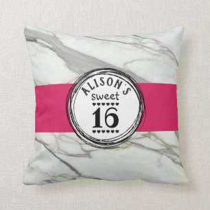 Un cadeau coussin personnalisé Sweet sixteen-adol