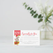 Un cadeau de Noël à l'ours Certificat cadeau de 25 (Debout devant)