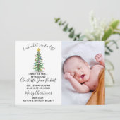 Un cadeau de Père Noël | Faire-part de naissance d (Debout devant)