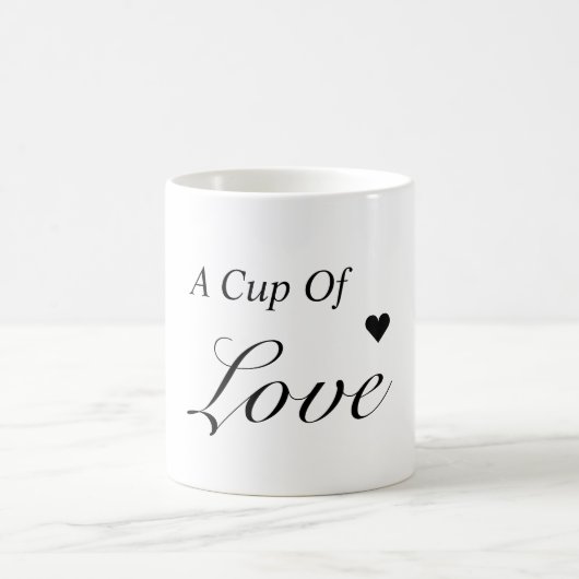 Un cadeau de tasse d'amour (Centre)