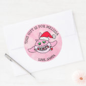 Un cadeau pour les étiquettes cadeaux personnalisé (Enveloppe)