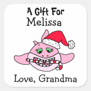 Un cadeau pour les étiquettes cadeaux personnalisé