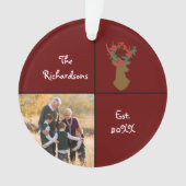 Un cadeau pour les grands-parents Photo de Noël (devant)