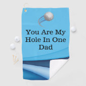 Un cadeau pour papa : Meilleur papa Golf Serviette (En situation)