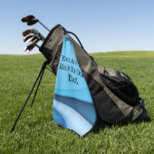 Un cadeau pour papa : Meilleur papa Golf Serviette (Vert)