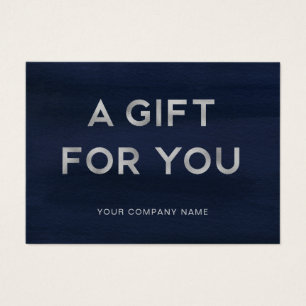 Un cadeau pour vous Certificat cadeau Marine Blu