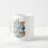 UN CAFÉ D'HUMOUR AMUSANT CITE DU CAFÉ MUG (Devant gauche)