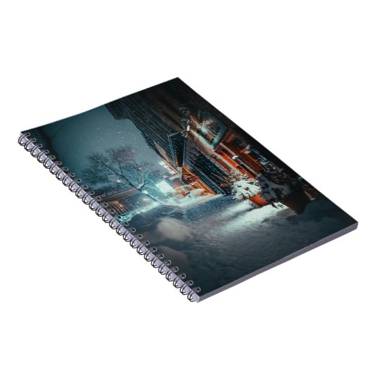 Un cahier de notes d'hiver amusant (Côté Droit)