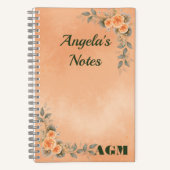 Un cahier floral pour quelqu'un de spécial ! (Recto)