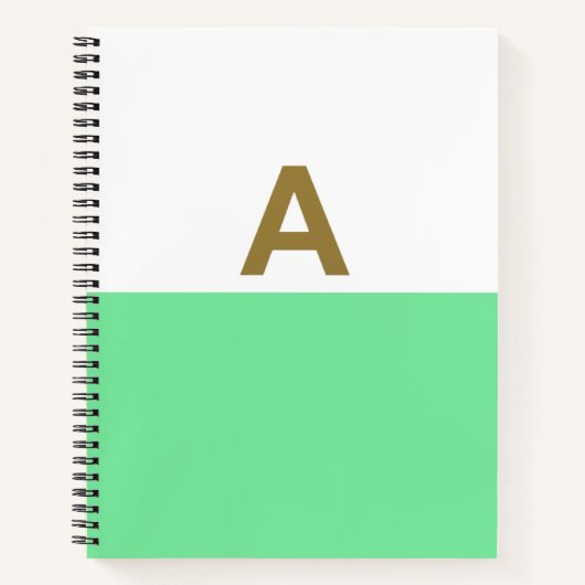 Un cahier initial en or (Devant)