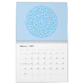 Un calendrier A-maze-ing année 2027 (Feb 2027)