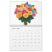 Un calendrier de bouquet délicat (Mar 2027)