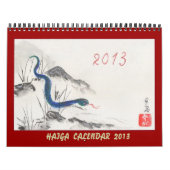 Un calendrier de haïga originales par Origa. (Protection)