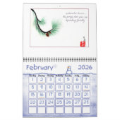 Un calendrier de haïga originales par Origa. (Feb 2026)