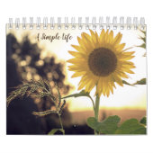 Un calendrier de vie simple, rustique et simple (Protection)