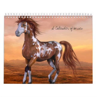 Un calendrier des chevaux