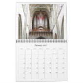 Un calendrier d'orgue Charme des tuyaux (Jan 2027)