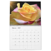 Un calendrier rempli par rose (Feb 2027)