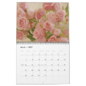 Un calendrier rempli par rose (Mar 2027)