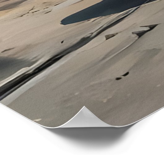 Un caméléon perché sur une voiture dans un tableau (Coin)