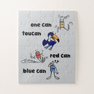 Un Can Toucan Rouge Can Bleu Can Puzzle 30 Pièces