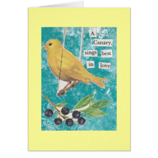 Un canari, chante mieux dans l'amour