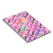 Un carnet au design dynamique. (Côté Droit)