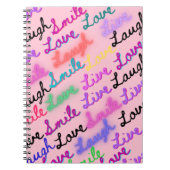 Un carnet au design dynamique. (Devant)