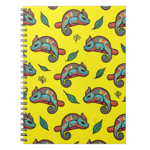 Un Carnet de jeu avec Motif Quirky Chameleon