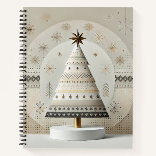 un carnet minime de sapin de Noël (Devant)