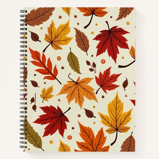 Un carnet rempli d'automne (Devant)