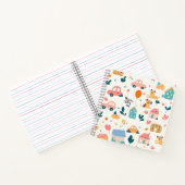 Un Carnet Spiral mignon avec de petits motifs de d (Intérieur)